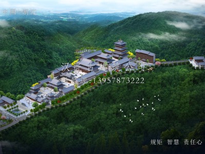 長福禪寺仿唐建筑規劃設計